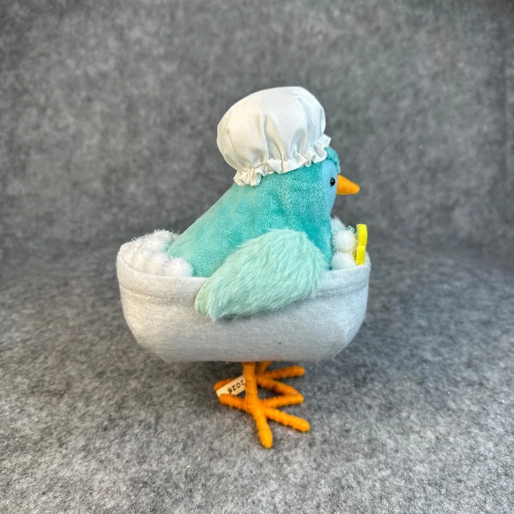 2026 Featherly Friends™ 'Tubsy' Easter Bath Tub Bird - Spritz™ - Picture 8 of 12